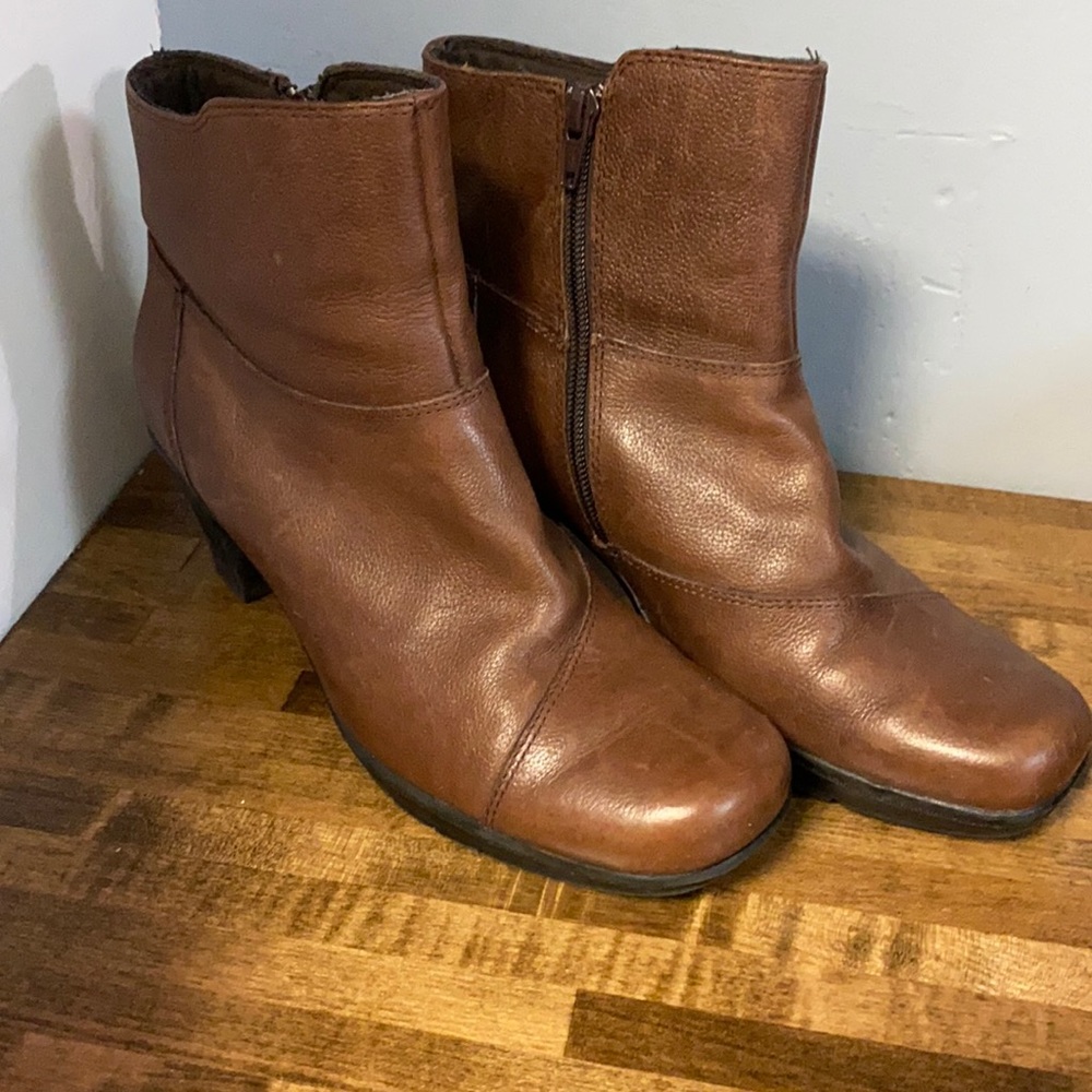 Clark’s Leather Booties